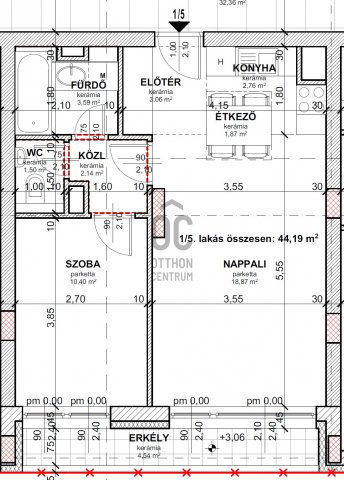 Eladó téglalakás, Budapesten, XIII. kerületben 74.9 M Ft