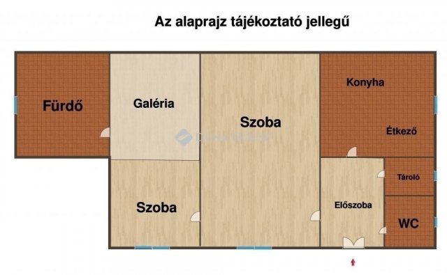 Eladó téglalakás, Budapesten, VII. kerületben 68.9 M Ft