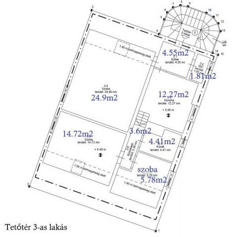 Eladó téglalakás, Érden 69.9 M Ft, 3 szobás
