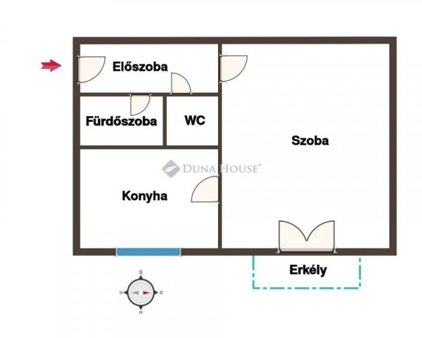 Eladó téglalakás, Budapesten, X. kerületben 51 M Ft, 1 szobás
