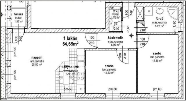 Eladó téglalakás, Cegléden 48 M Ft, 2 szobás