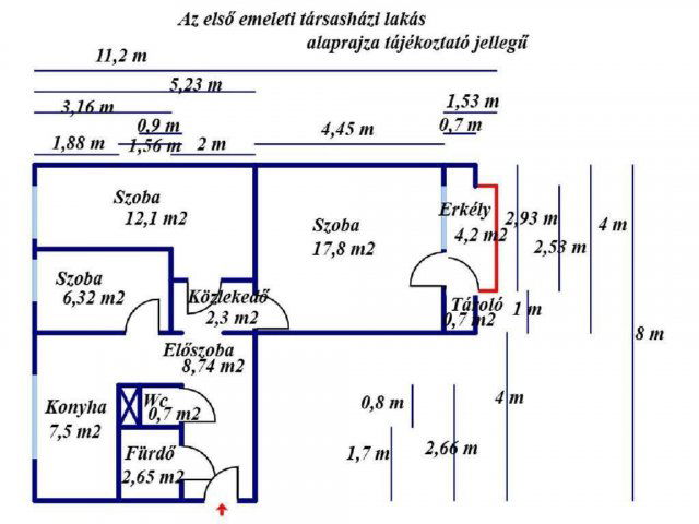 Eladó panellakás, Nagykőrösön 31.49 M Ft, 2+1 szobás