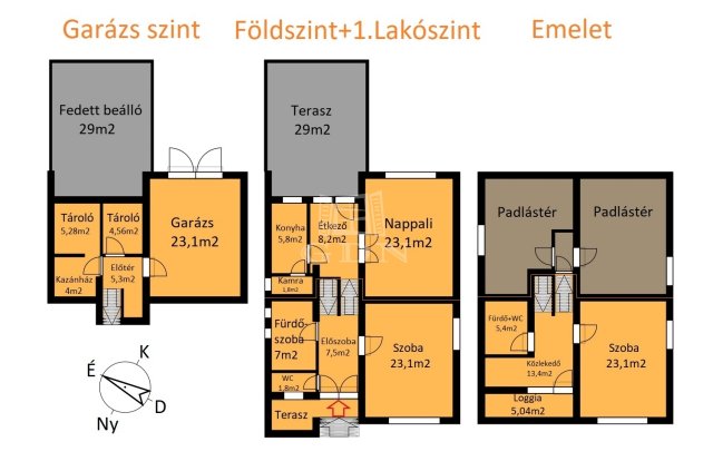Eladó családi ház, Miskolcon 67.9 M Ft, 3 szobás