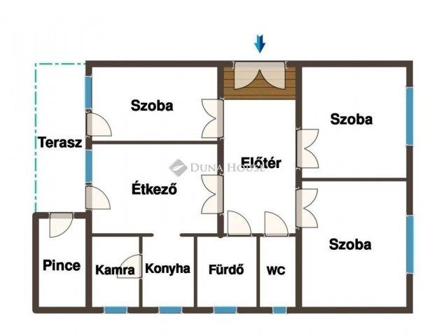 Eladó családi ház, Turán 45 M Ft, 3 szobás