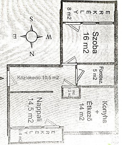 Eladó téglalakás, Nyíregyházán 54 M Ft, 1 szobás