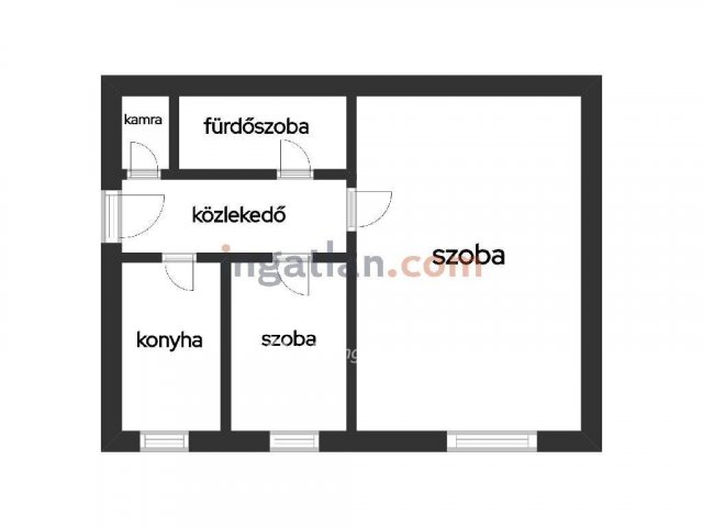 Eladó téglalakás, Szolnokon 26.99 M Ft, 1+1 szobás