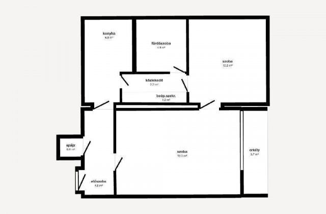 Eladó téglalakás, Nyíregyházán 43 M Ft, 2 szobás