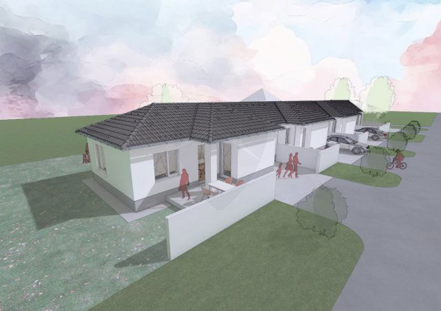 Eladó ikerház, Hatvanban 54.99 M Ft, 4 szobás