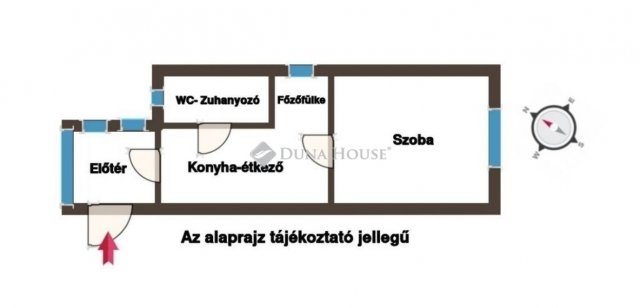 Eladó téglalakás, Budapesten, X. kerületben 39.5 M Ft, 1 szobás
