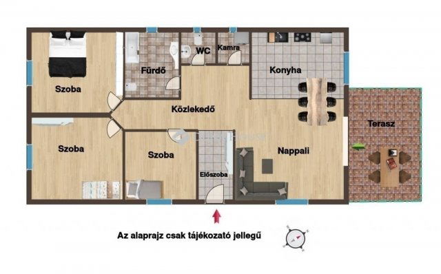 Eladó ikerház, Taksonyon 99.9 M Ft, 4 szobás