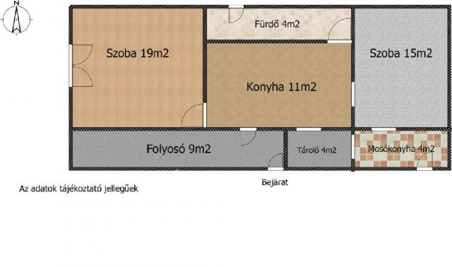 Eladó családi ház, Előszálláson 17.5 M Ft, 2 szobás
