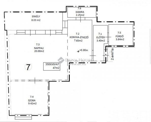Eladó téglalakás, Budapesten, VIII. kerületben 87.9 M Ft
