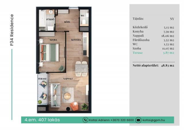 Eladó téglalakás, VII. kerületben, Péterfy Sándor utcában