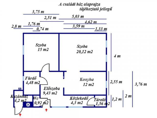 Eladó családi ház, Szolnokon 9.49 M Ft, 2 szobás