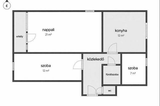 Eladó téglalakás, Pécsett 56.9 M Ft, 3 szobás