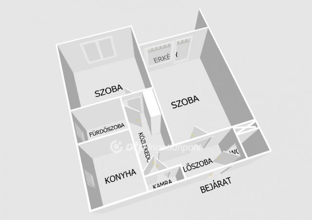 Eladó téglalakás, Egerben 37.9 M Ft, 2 szobás