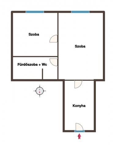 Eladó téglalakás, Budapesten, XIII. kerületben 58.49 M Ft