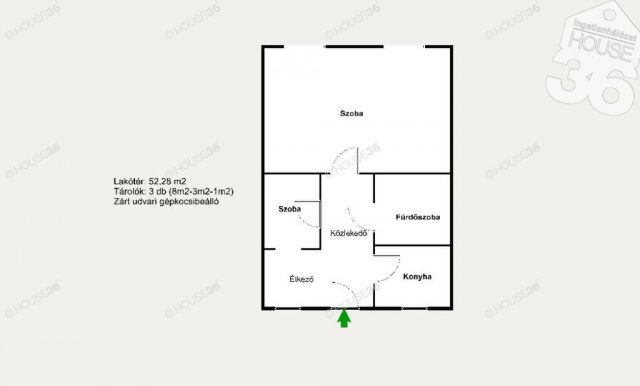 Eladó téglalakás, Kecskeméten 41.9 M Ft, 2 szobás