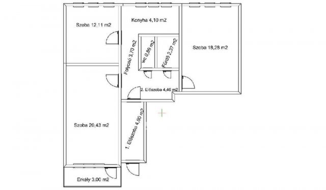 Eladó panellakás, Százhalombattán 71 M Ft, 3 szobás