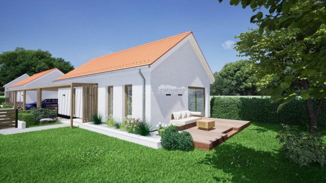 Eladó ikerház, Gyöngyösfaluban 55.49 M Ft, 3 szobás