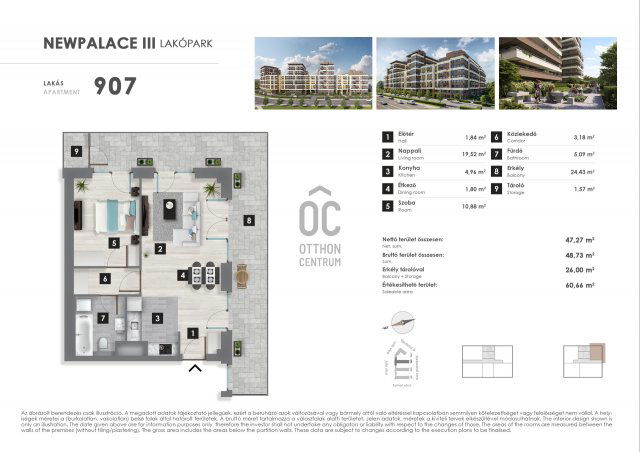 Eladó téglalakás, Budapesten, XIII. kerületben 121.985 M Ft