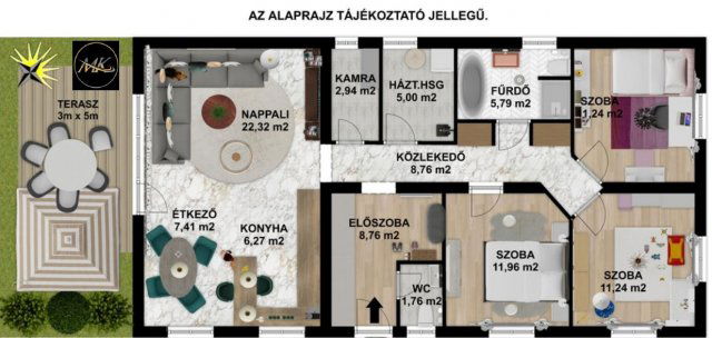 Eladó családi ház, Szabadegyházán 69.9 M Ft, 3 szobás