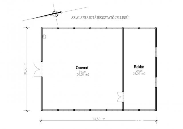 Kiadó ipari ingatlan, Hódmezővásárhelyen 220 E Ft / hó