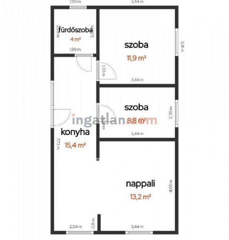 Eladó családi ház, Tiszakécskén 29.9 M Ft, 2 szobás