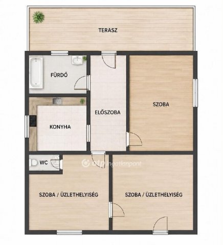 Eladó családi ház, Csongrádon 36 M Ft, 3 szobás