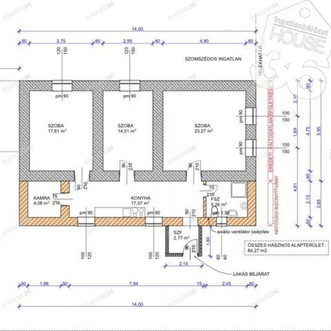 Eladó családi ház, Kiskunfélegyházán 42.9 M Ft, 3 szobás