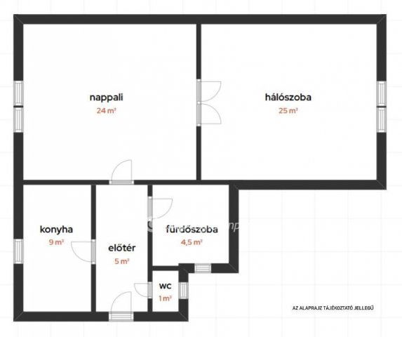 Eladó téglalakás, Győrött 73.9 M Ft, 2 szobás