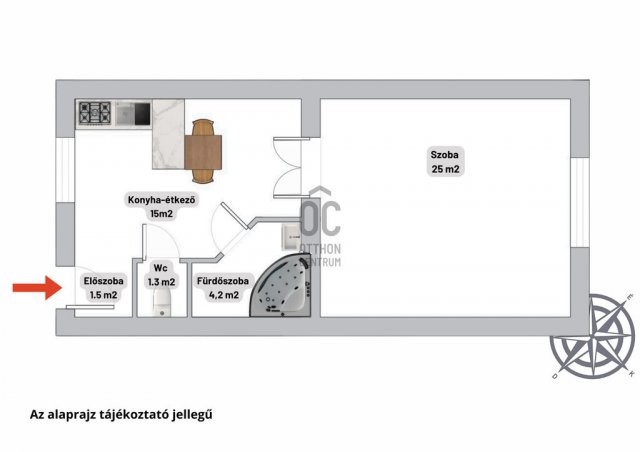 Eladó téglalakás, Budapesten, I. kerületben 84.9 M Ft, 1 szobás