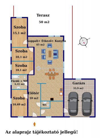 Eladó családi ház, Hernádon 34.9 M Ft, 4 szobás