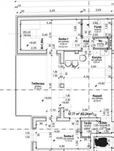 Eladó téglalakás, Tégláson 59.9 M Ft, 1+2 szobás