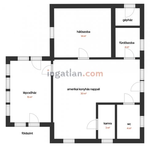 Eladó családi ház, Érden 95 M Ft, 3+1 szobás