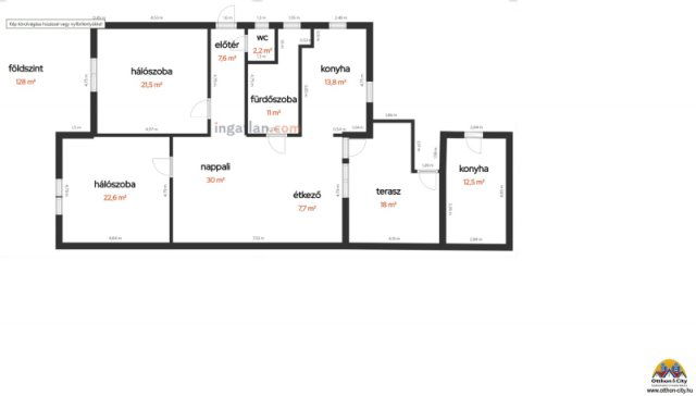 Eladó családi ház, Kiskunlacházán 94.9 M Ft, 3 szobás