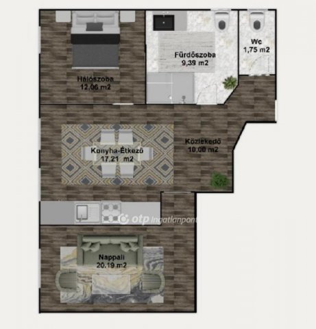 Eladó téglalakás, Budapesten, XXIII. kerületben 54.9 M Ft