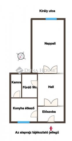 Eladó téglalakás, Budapesten, VI. kerületben 75 M Ft, 1 szobás