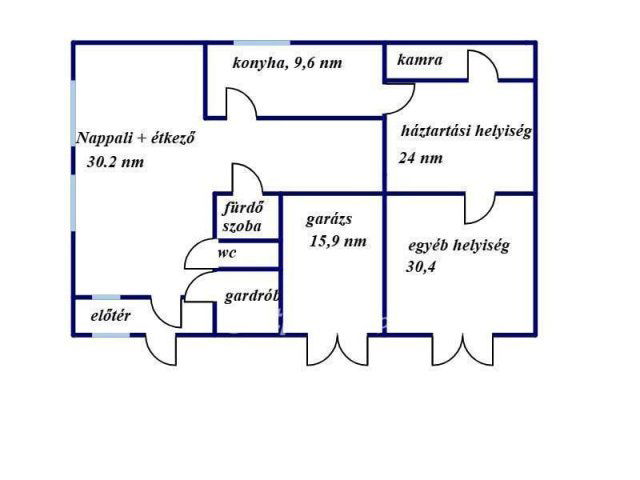 Eladó családi ház, Mánfán 54 M Ft, 4 szobás