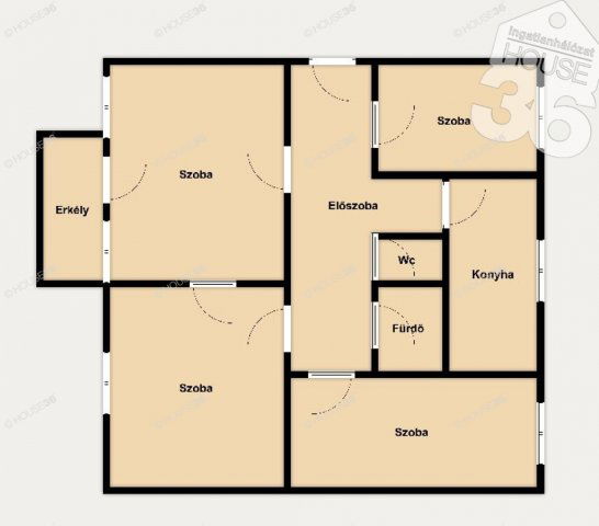 Eladó panellakás, Kecskeméten 55.9 M Ft, 4 szobás