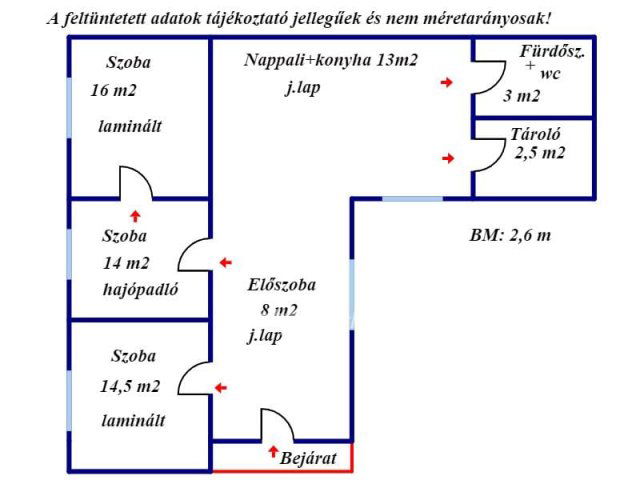 Eladó családi ház, Dejtáron 22.9 M Ft, 3 szobás