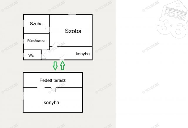 Eladó családi ház, Kiskunfélegyházán 31.3 M Ft, 2 szobás