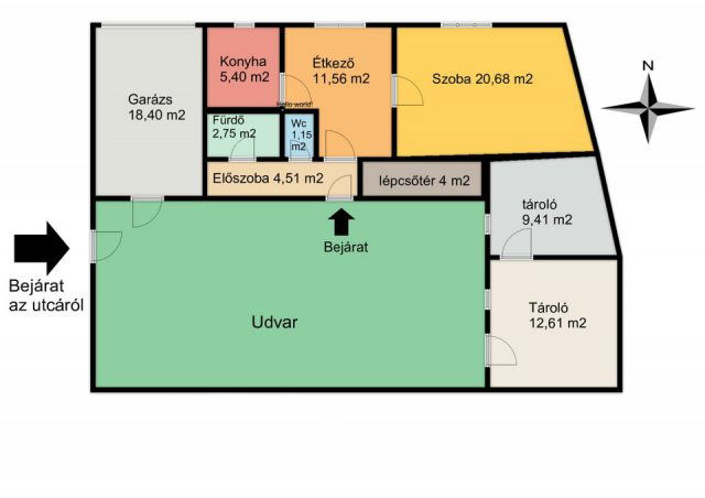 Eladó családi ház, Pécsett 69.99 M Ft, 2 szobás