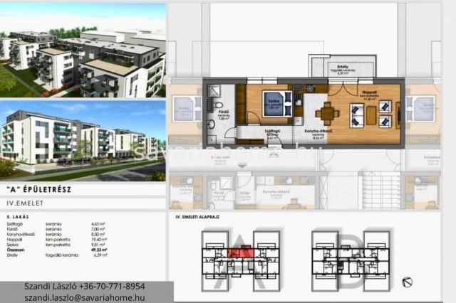 Eladó téglalakás, Szombathelyen 55.9 M Ft, 2 szobás
