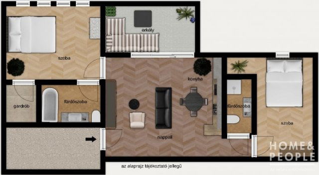 Eladó téglalakás, Szegeden 75.99 M Ft, 2+1 szobás