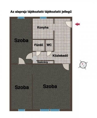 Eladó téglalakás, Budapesten, X. kerületben 63.49 M Ft, 3 szobás