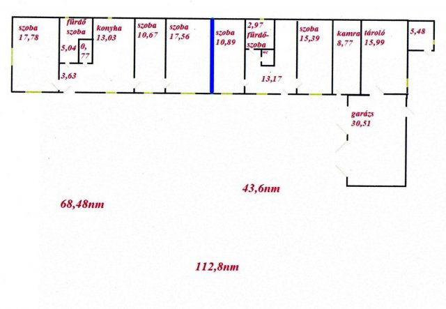 Eladó családi ház, Debrecenben 59.9 M Ft, 5 szobás