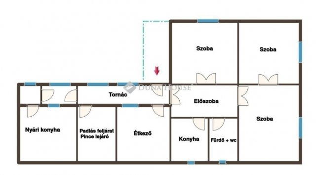 Eladó családi ház, Dányon 44.4 M Ft, 3 szobás