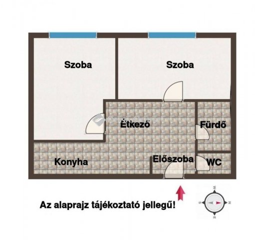 Eladó téglalakás, Budapesten, XIII. kerületben 49 M Ft, 2 szobás