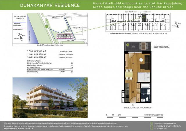 Eladó téglalakás, Vácon, Paduc utcában 47 M Ft, 1 szobás